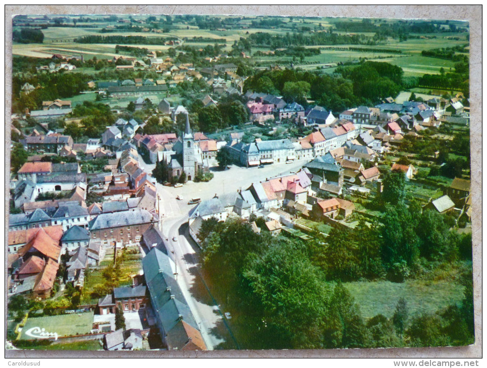 Cp Flobecq Panorama Vue Aerienne Village Ville Eglise Place Rues  Librairie Degueldre - Vloesberg