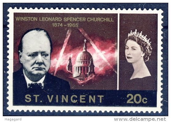 ##K478. St. Vincent 1966. Churchill. Michel 222. MNH(**) - St.Vincent (...-1979)
