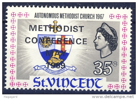 ##K479. St. Vincent 1969. Methodist Conference. Michel 250. MNH(**) - St.Vincent (...-1979)