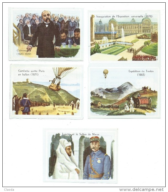 14115 -0 - 13 Images Educatives - GUERRE 1870  - Collection Louis CRETIN (Année 1963) - Storia