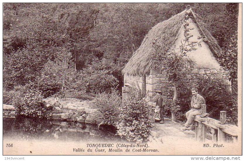 C 10824 - TONQUEDEC  - 22 - Moulin De Coat-Morvan - Belle CPA - 1919 - Rare - - Tonquédec