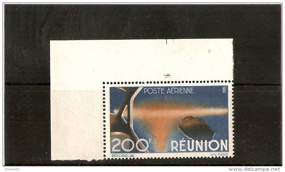 REUNION  POSTE AERIENNE N° 44   NEUF **   MNH  LUXE BORD DE FEUILLE   DE 1947 - Luchtpost