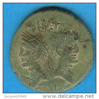 Romaine ) Demi  As De Nime - Agippa Et Auguste  - 50 Av Et 53 Ap JC - Bronze - Patine Verte - The Julio-Claudians (27 BC To 69 AD)