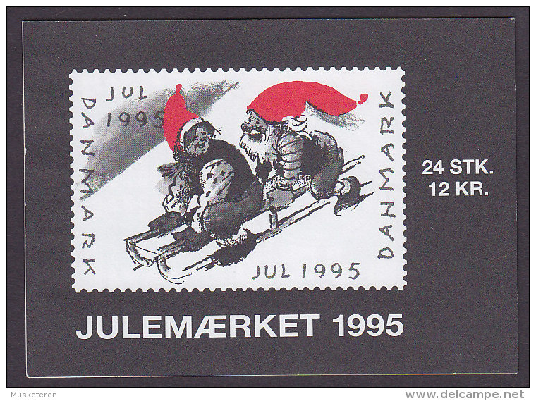 Denmark Markenheftchen Booklet 1995 Christmas Seal Weihnachten Jul Noel Natale Navidad (2 Scans) MNH** - Carnets