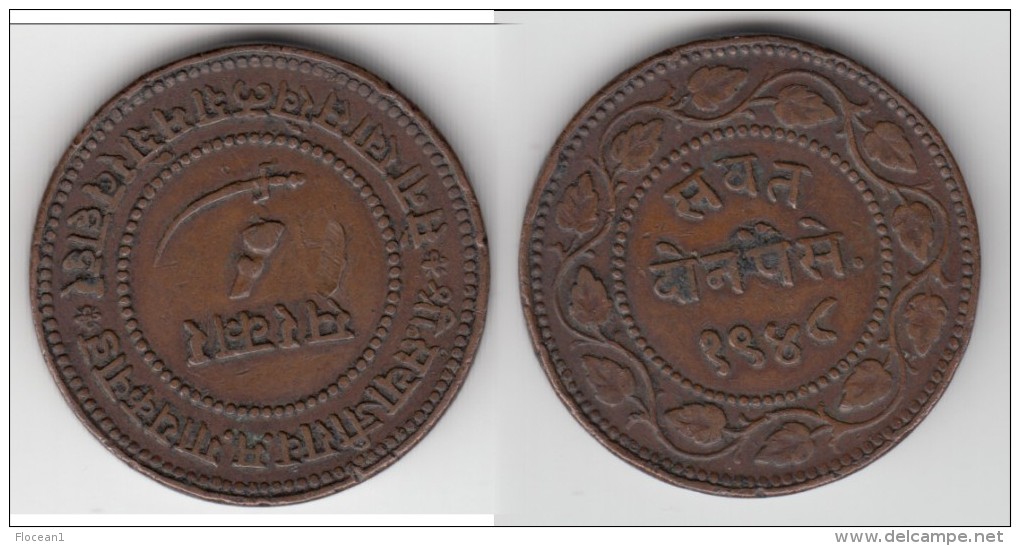 **** INDE - INDIA - BARODA - 2 PAISA VS1948 (1891) **** EN ACHAT IMMEDIAT !!! - India