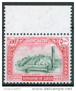 1966 Libia Libya Libye Libyen Monumenti Monuments Archeologia Archeology Archéologie Set MNH** B65 - Archeologia