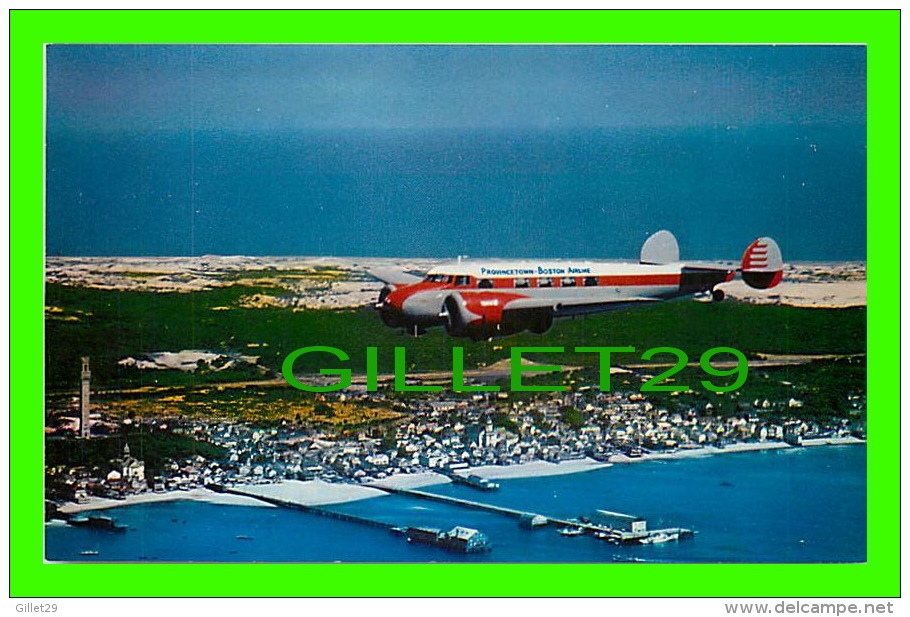 PLANES - PROVINCETOWN-BOSTON AIRLINE - LOCKHEED 10 ELECTRA - PHOTO BY WILLIAM QUINN - BROMLEY & CO - - 1946-....: Moderne