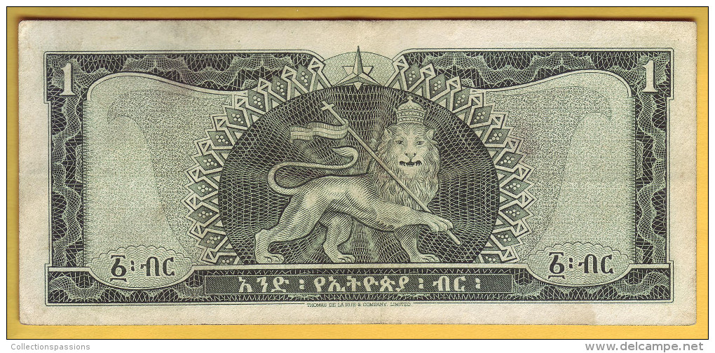 ETHIOPIE - Billet De 1 Dollar. 1966. Pick: 25a. SUP+ - Ethiopie