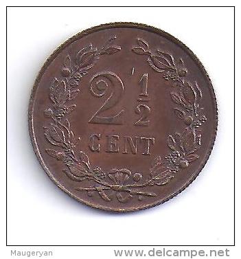 PAYS BAS - 2 1/2 CENT   1898 - 2.5 Centavos