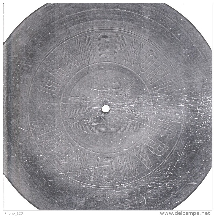 78 Trs - GRAMOPHONE CONCERT RECORD G. C.-54531  - 1 Face  L'Ange - état M - Scala MILANO - NABUCCO - 78 Rpm - Schellackplatten