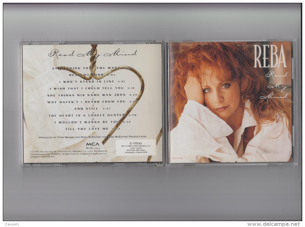 Reba McEntire - Read My Mind - Original CD - Country & Folk