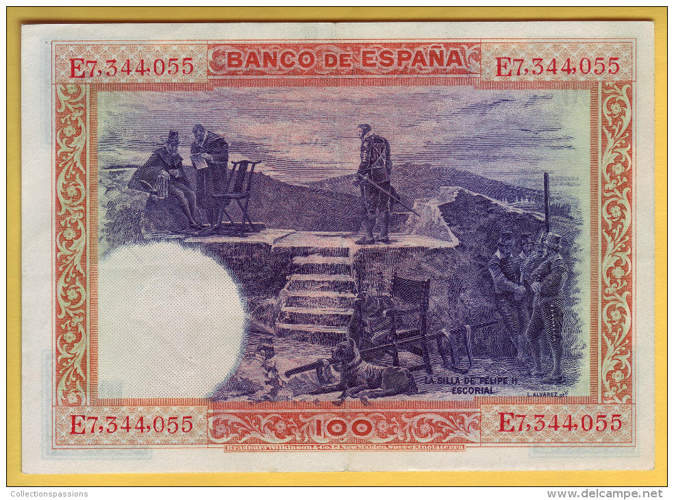 ESPAGNE - Billet De 100 Pesetas. 1-07-1925. Pick: 69c. SUP+ - 100 Pesetas