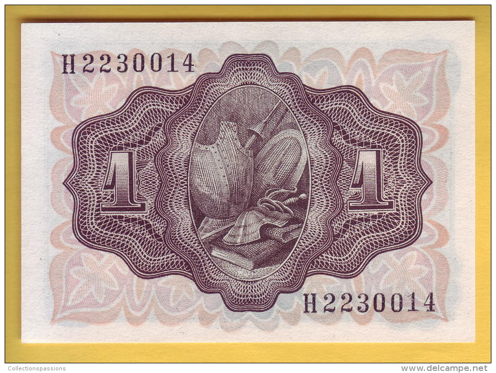 ESPAGNE - Billet De 1 Peseta. 19-11-1951. Pick: 139a. NEUF - 1-2 Pesetas