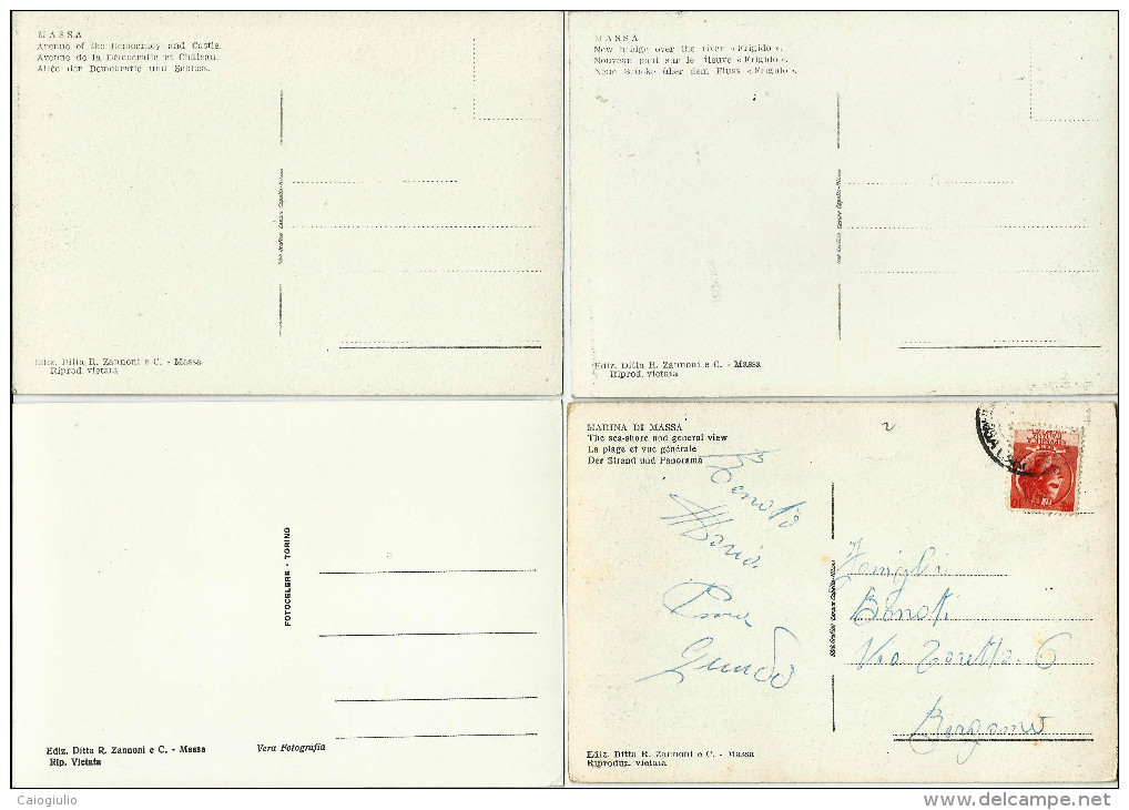 MASSA CARRARA E Dintorni    - LOTTO 20 CARTOLINE  FG - Other & Unclassified