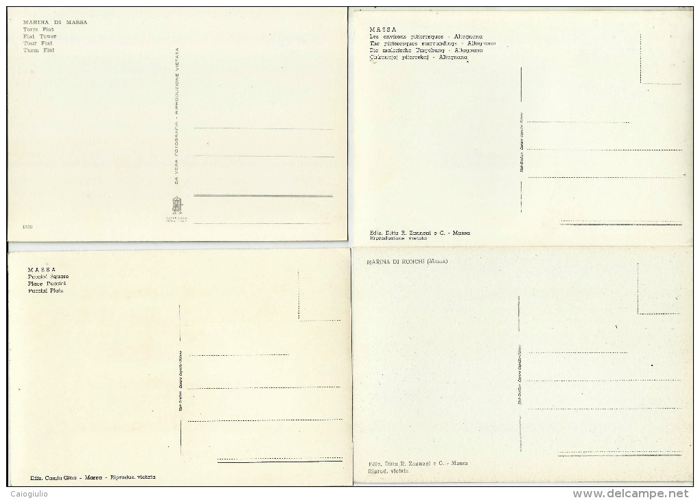 MASSA CARRARA e dintorni    - LOTTO 20 CARTOLINE  FG