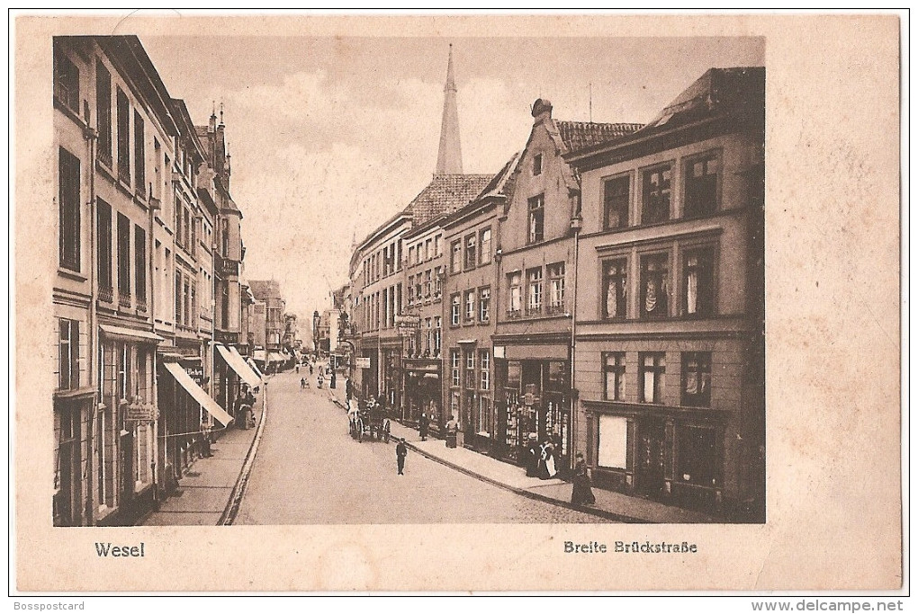 Wesel - Breite Bruckstrabe. Deutschland. - Wesel