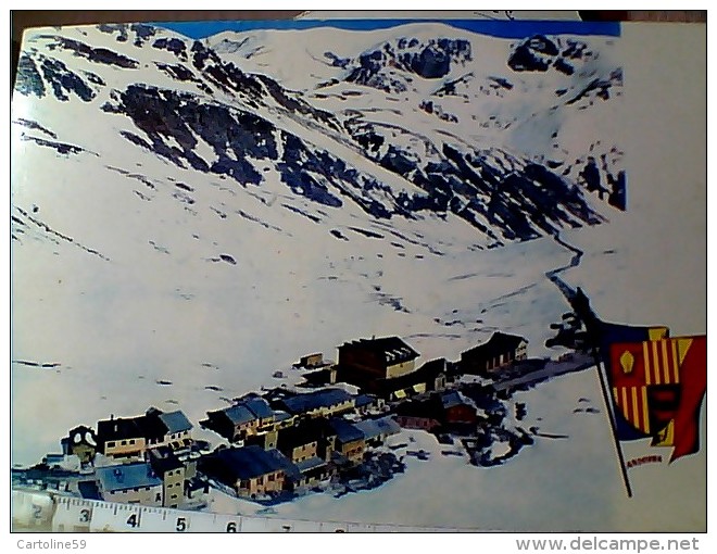 ANDORRA STATION DU PAS DE LA CASE  HIVER CON  NEVE   V1985 EO11039 - Andorra