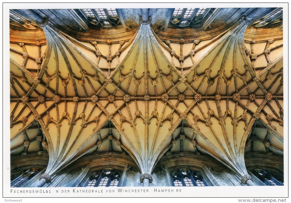 Postcard - Fan Vault In Winchester Cathedral, Hampshire. 2014 - Winchester