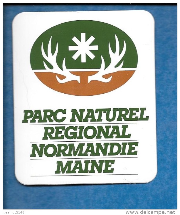 Autocollant Touristique. Parc Naturel Régional Normandie Maine. - Aufkleber