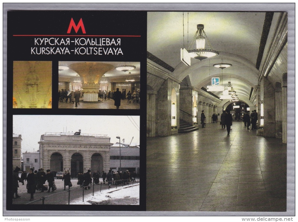 The Moscow Metro - Station Kurskaya-Koltsevaya - U-Bahnen