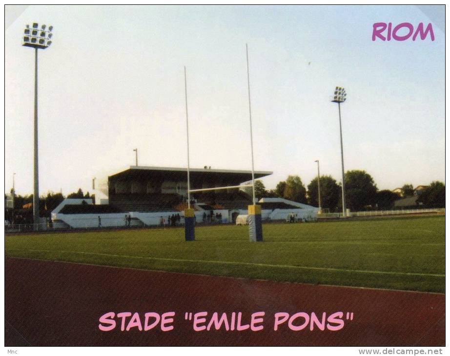 RIOM Stade "Emile Pons" (63) - Rugby