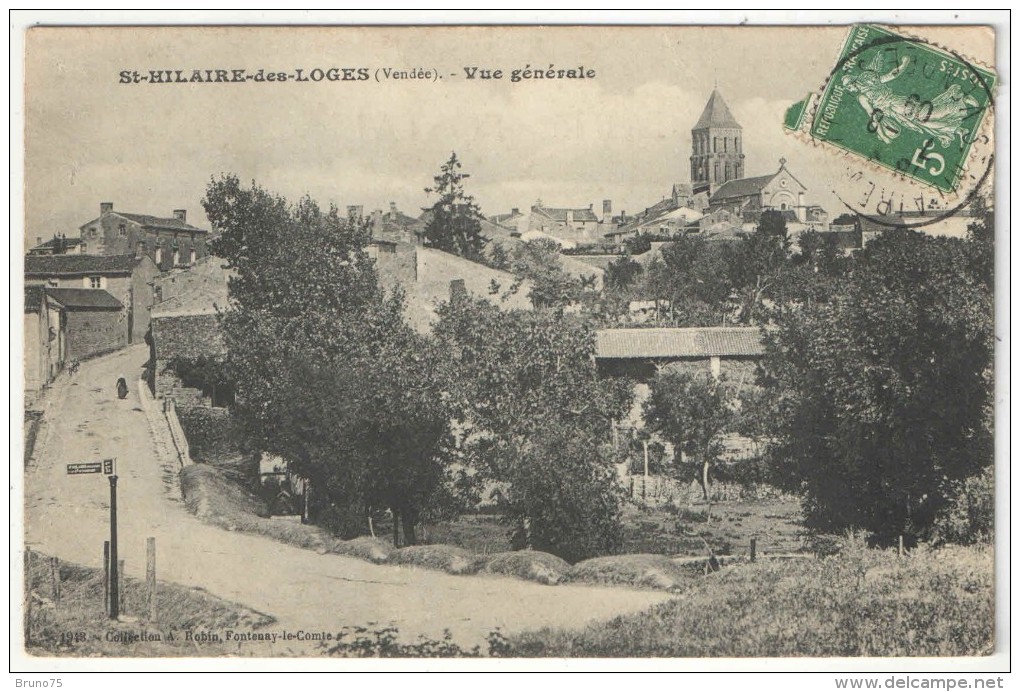 85 - SAINT-HILAIRE-DES-LOGES - Vue Générale - Robin 1943 - 1909 - Saint Hilaire Des Loges