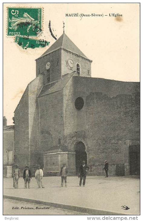 MAUZE     L EGLISE - Mauze Sur Le Mignon