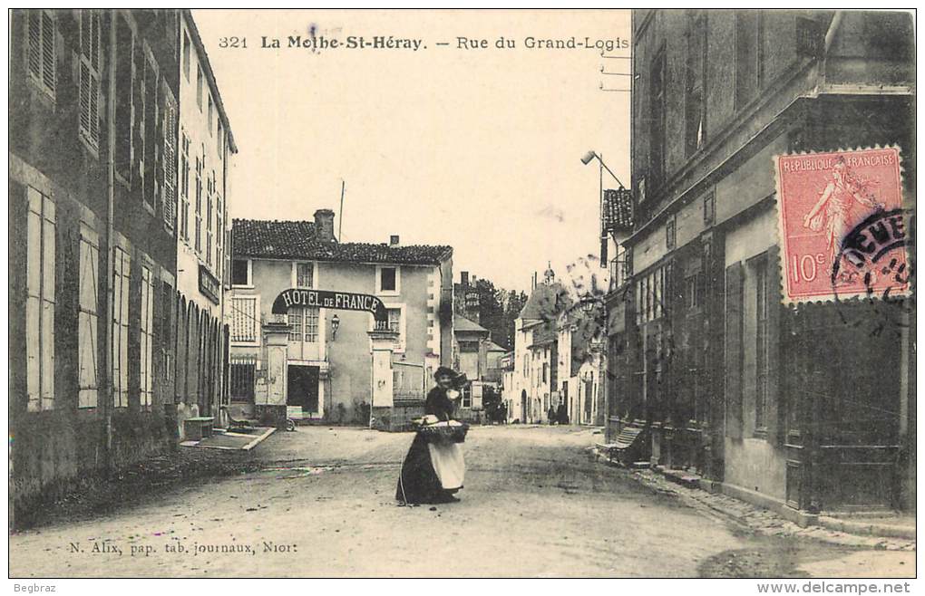 LA MOTHE ST HERAY     RUE DU GRAND LOGIS - La Mothe Saint Heray