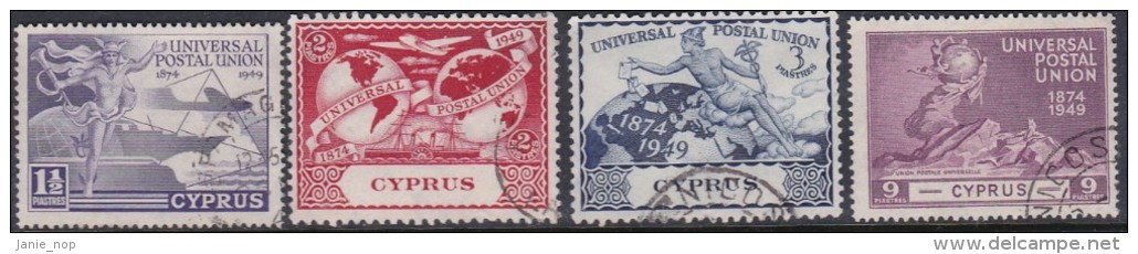 Cyprus 1949 UPU Used Set - Other & Unclassified