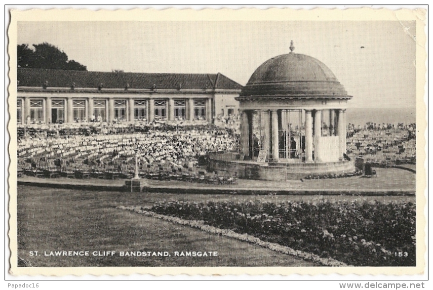 GB - K - St. Lawrence Cliff Bandstand, Ramsgate - N° 153 (circ. 1958) - Ramsgate