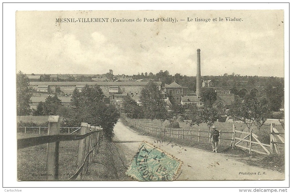 MESNIL VILLEMENT-Le Tissage Et Le Viaduc - Pont D'Ouilly