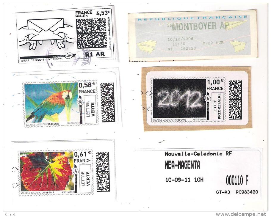 4   VIGNETTES  2 LISA .  6 AFFRANCHISSEMENTS DIFFERENT..  6 THEMES DIFFERENT..6 TARIFS DIFFERENTS.. - 2010-... Illustrated Franking Labels