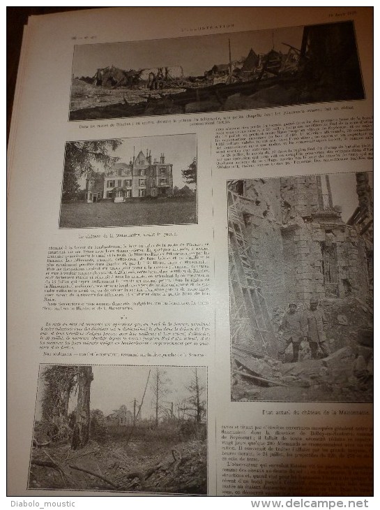 1916:Italiens à IZONSO;Gorizia;Claude Goutaudier de Renaison;Reine des belges;MAISONNETTE;Obusier incendiaire;Aquarelles