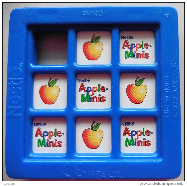 Taquin - Lot De 6 - Petit-déjeuner Apple-Minis De Nestlé - 1998 à 2003 - Autres & Non Classés