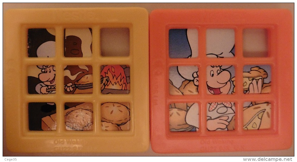 Taquin - Petit-déjeuner Apple-Minis De Nestlé - 1998 à 2003 - Série De 6 - Casse-têtes