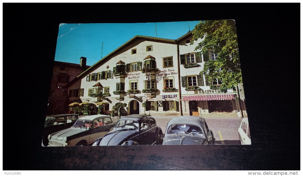 C-22250 CARTOLINA VIPITENO - HOTEL SCHWARZER ADLER - AUTO D'EPOCA MAGGIOLINO - Vipiteno