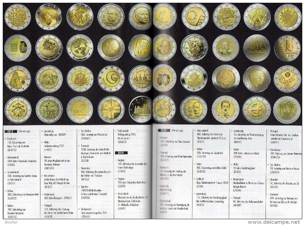 EURO-catalogue Germany/€-country 2014 new 10€ coins für Numis-Briefe/Numisblätter aktuell Auflage+Banknoten der €-Länder