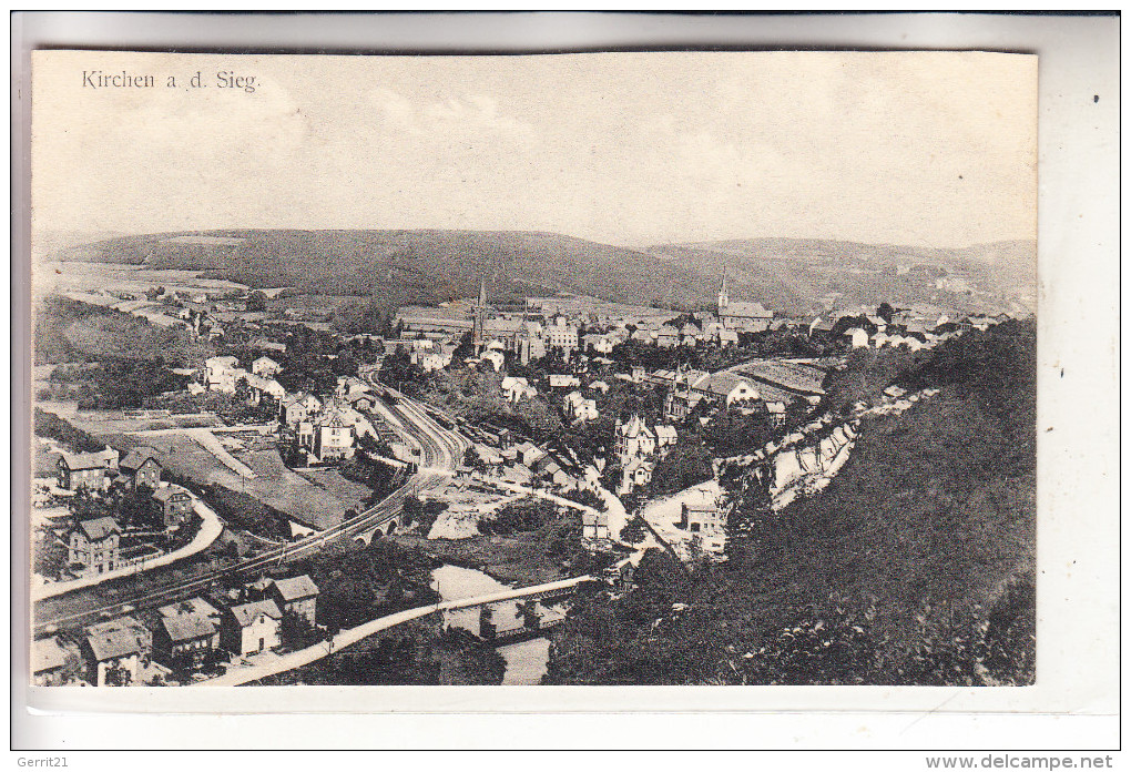 5242 KIRCHEN, Panorama, Rand Unsauber Geschnitten - Kirchen