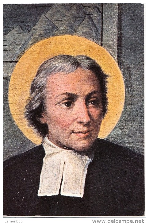 Saint J.B. De La Salle, From The Painting "The School Of Saint Sulpice", Used Postcard [14505] - Paintings, Stained Glasses & Statues
