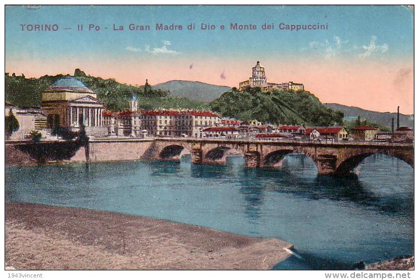 C 10881 - TORINO - Italie - La Gran Madre Di Dio - Belle CPA - - Fiume Po