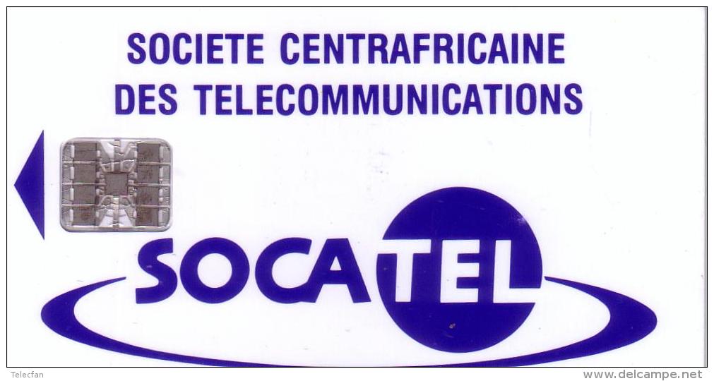 CENTRAFRICAINE SOCATEL 60U SC7 SANS N° VERSO WITHOUT N° BACK UT - Zentralafrik. Rep.
