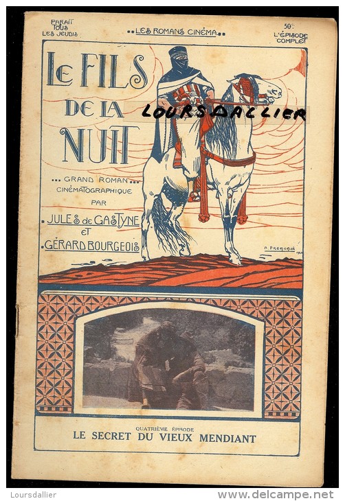 ROMANS CINEMA Le Fils De La Nuit Par Jules De CASTYNE Et Gérard BOURGEOIS  1920  Incomplet - Cinema/ Televisione