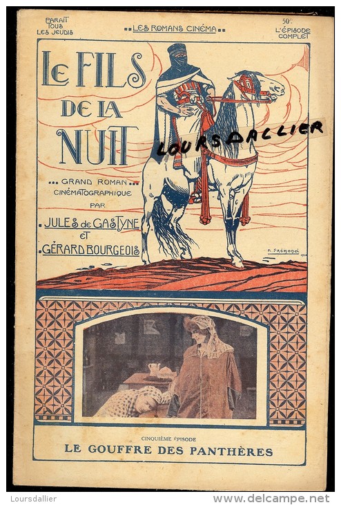 ROMANS CINEMA Le Fils De La Nuit Par Jules De CASTYNE Et Gérard BOURGEOIS  1920  Incomplet - Kino/TV