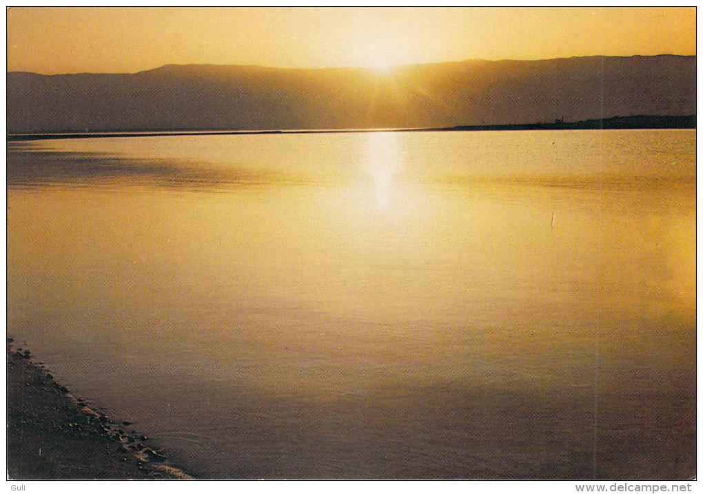 Asie (JORDANIE JORDAN ?) Sunrise At The Dead Sea - Lever Du Soleil à La Mer Morte (Editions : I.Amad 236)*PRIX FIXE - Jordan