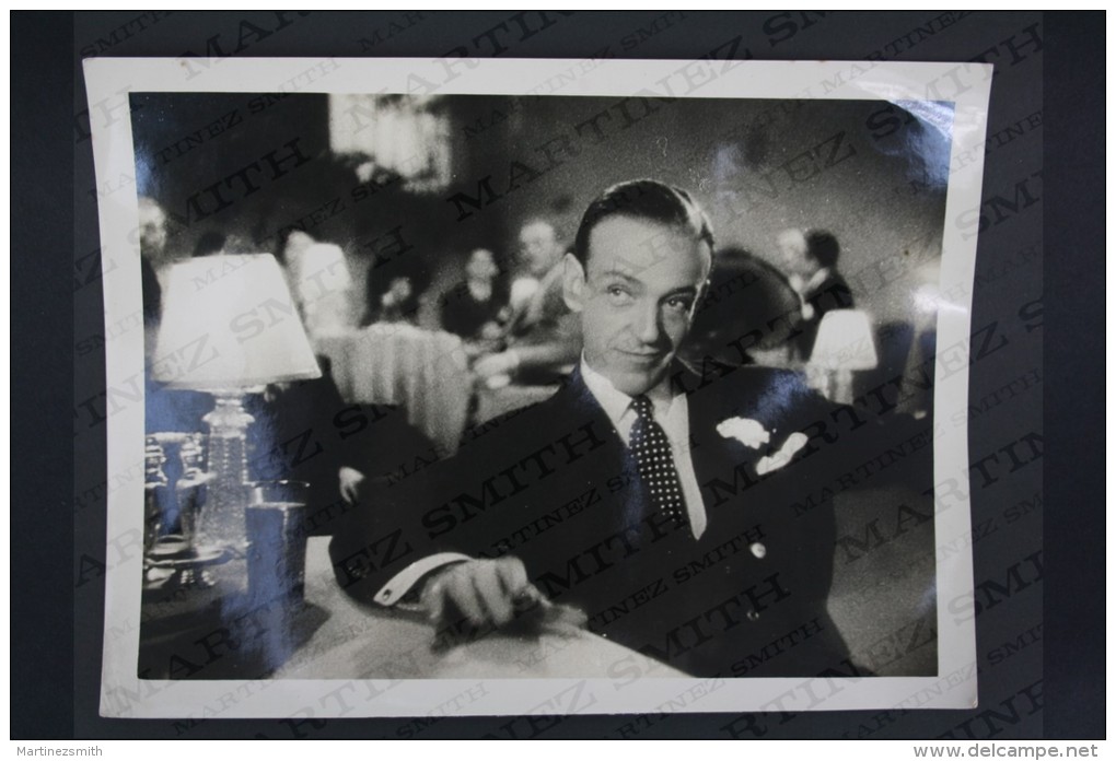 Original Vintage Real Big Photography Cinema/ Movie Actor: Fred Astaire - 24.5 X 18 Cm - Personalidades Famosas