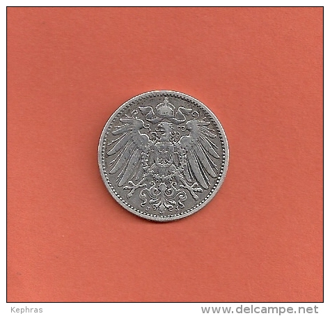 1 MARK Deutsches Reich - 1899 J - TRES RARE - 1 Mark