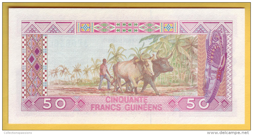 GUINEE - Billet De 50 Francs. 1985. Pick: 29a. NEUF - Guinee