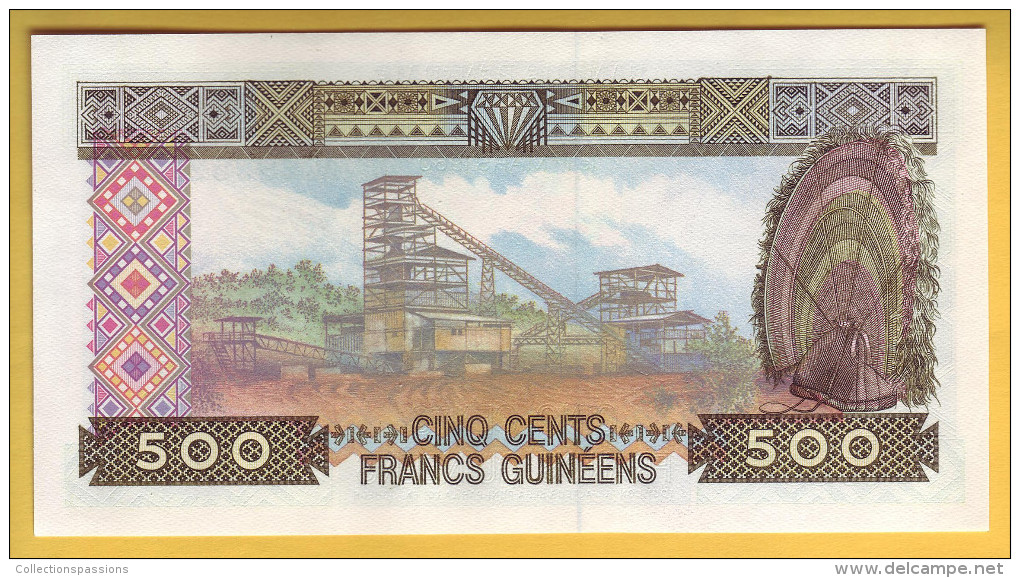 GUINEE - Billet De 500 Francs. 1985. Pick: 31a. NEUF - Guinee