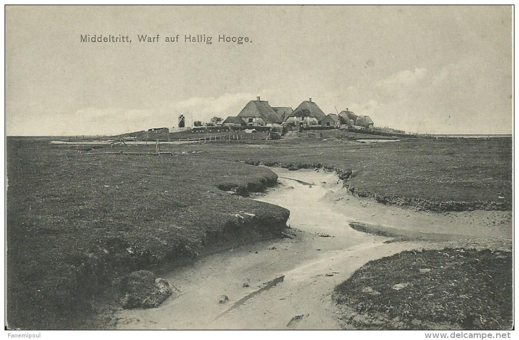 MIDDELTRITT, WARF AUF HALLIG HOOGE - Halligen