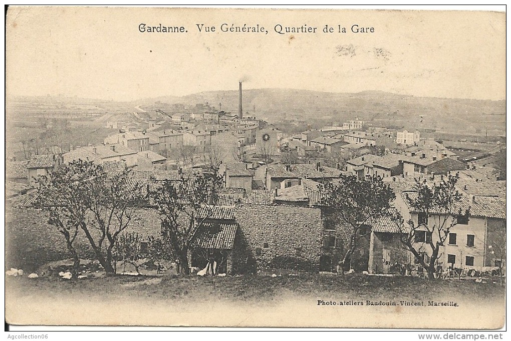 GARDANNE. QUARTIER DE LA GARE. VUE GENERALE - Other & Unclassified